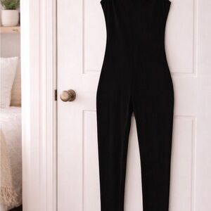 Forever 21 Black Spaghetti Strap Jumpsuit – Size Small